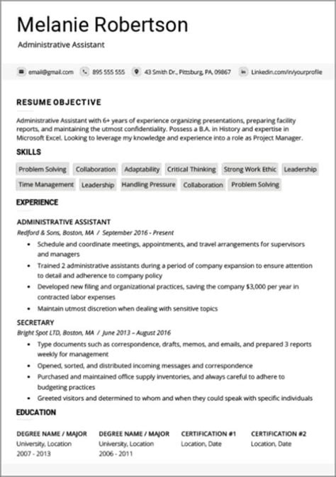 Make Your Resume with Resume Genius .